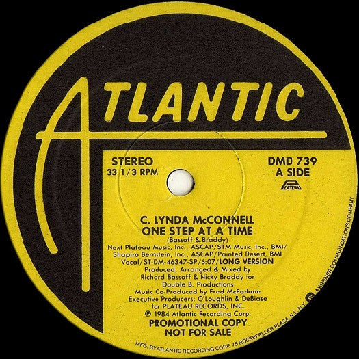 C. Lynda McConnell : One Step At A Time (12", Promo)