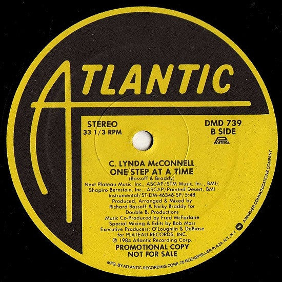 C. Lynda McConnell : One Step At A Time (12", Promo)