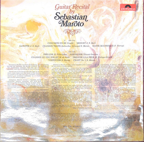 Sebastian Maroto : Guitar Recital (LP)