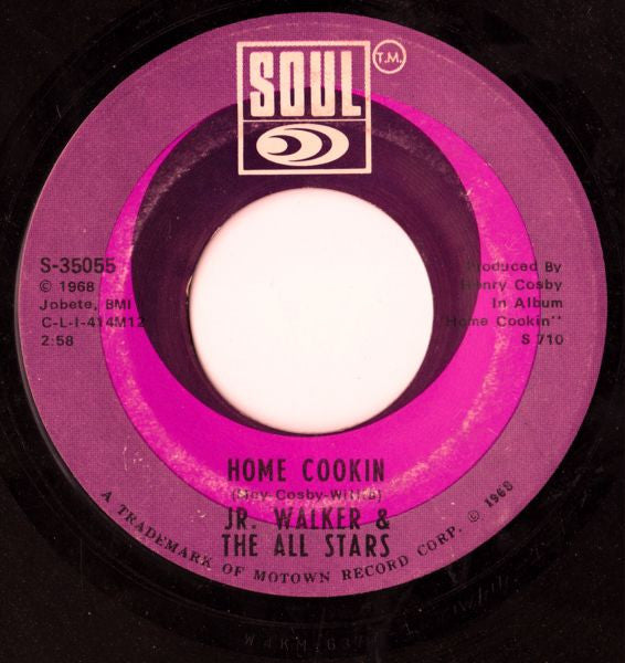 Junior Walker & The All Stars : Home Cookin / Mutiny (7", Single)