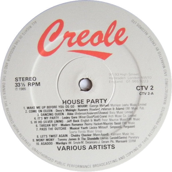 Various : House Party (LP, Comp)