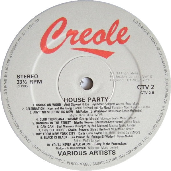 Various : House Party (LP, Comp)