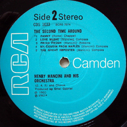 Henry Mancini : The Second Time Around (LP)