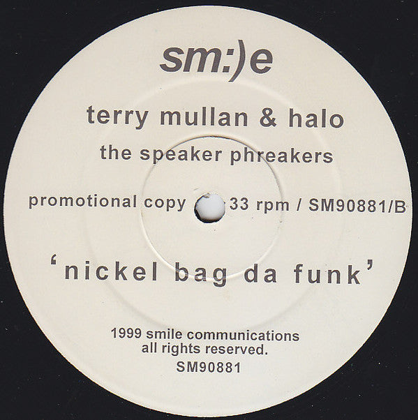 Terry Mullan & Halo : The Speaker Phreakers (12", Promo)