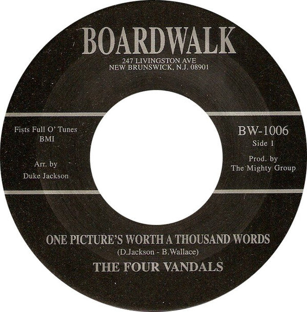 The Four Vandals : One Picture's Worth A Thousand Words (7", Single)