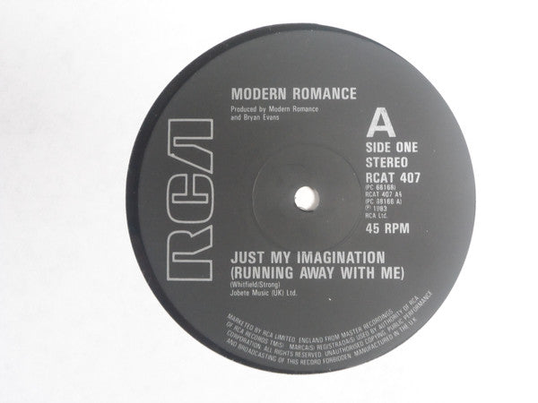 Modern Romance : Just My Imagination (Running Away With Me) (12")