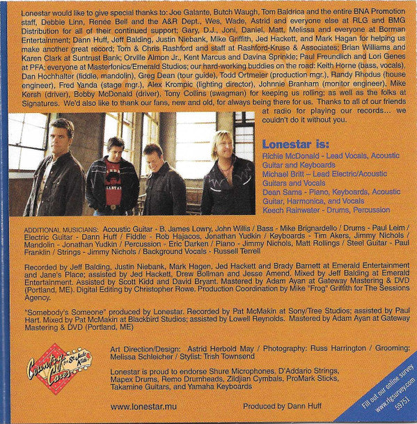 Lonestar (3) : Let's Be Us Again (CD, Album, RP)