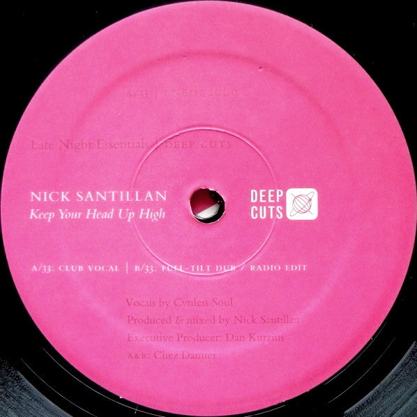 Nick Santillan : Keep Your Head Up High (12")