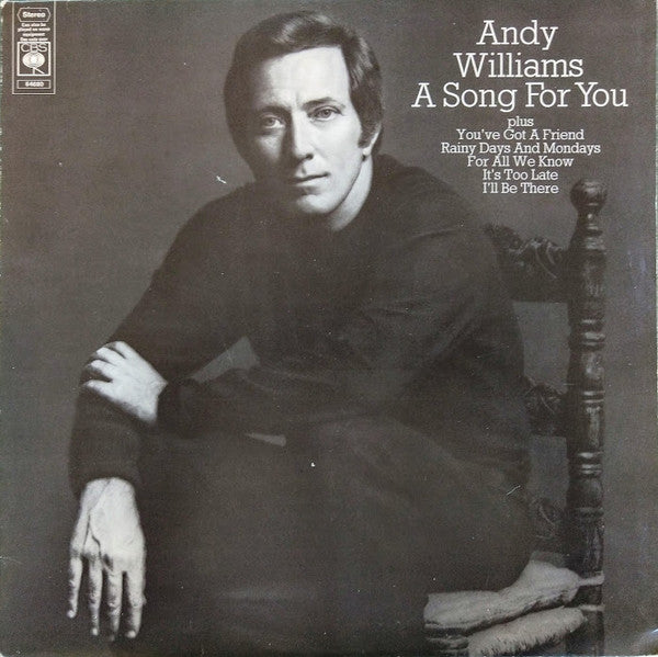 Andy Williams : A Song For You (LP, Album)