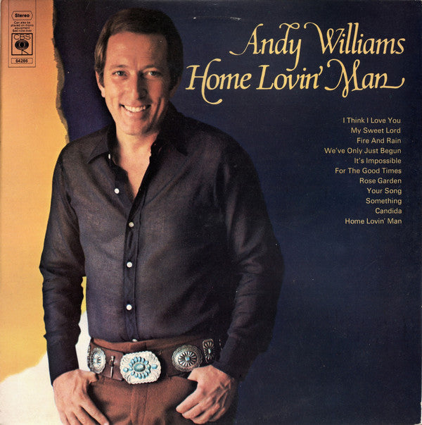 Andy Williams : Home Lovin' Man (LP, Album)