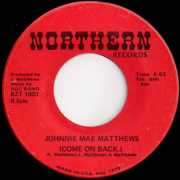 Johnnie Mae Matthews : It's Good (7")