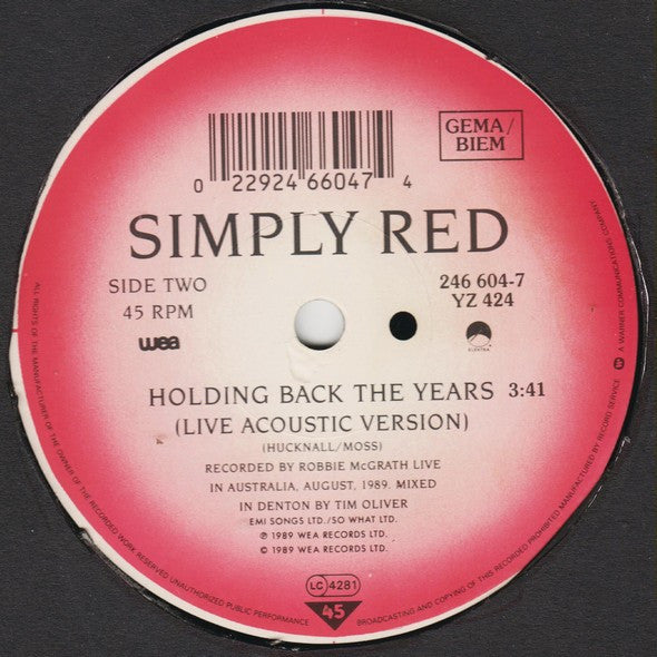 Simply Red : You've Got It (7", Single)