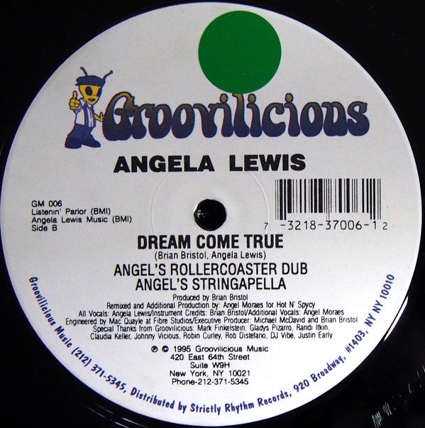 Angela Lewis : Dream Come True (12")