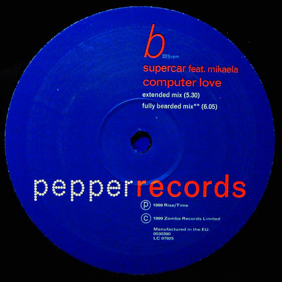 Supercar Feat. Mikaela : Computer Love (12")