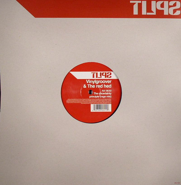 Vinylgroover & The Red Hed : The Uncertainty Principle (12")