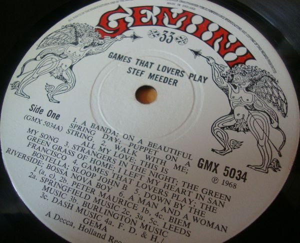Stef Meeder : Games That Lovers Play (LP)