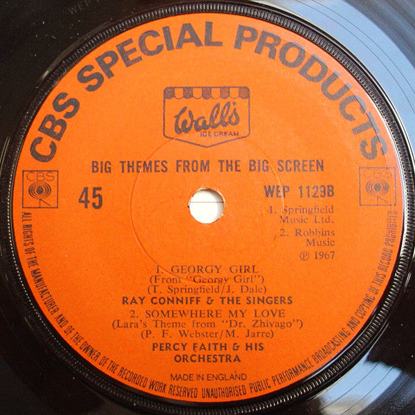 Various : Big Themes From The Big Screen (7", EP)