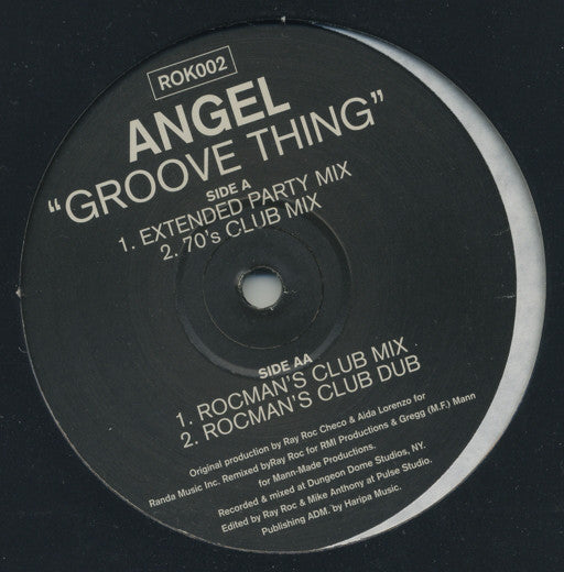 Angel (93) : Groove Thing (12")