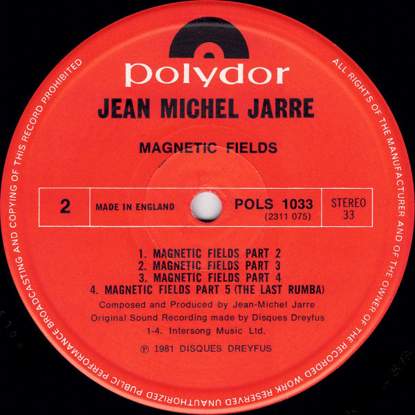 Jarre* : Magnetic Fields (LP, Album)