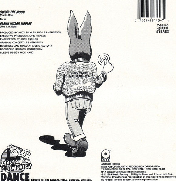 Jive Bunny And The Mastermixers : Swing The Mood (7", Single)