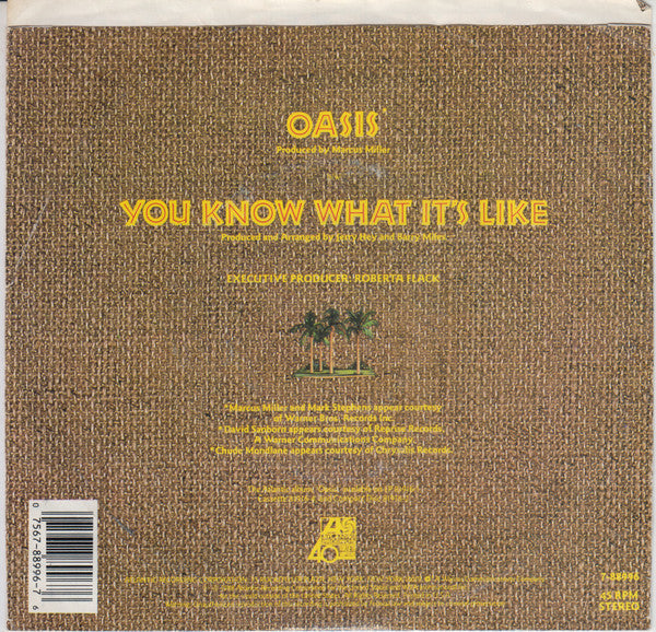 Roberta Flack : Oasis (7")