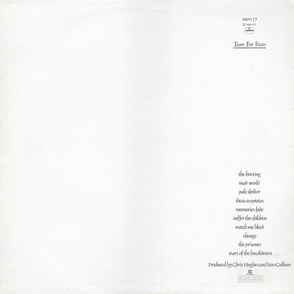Tears For Fears : The Hurting (LP, Album)