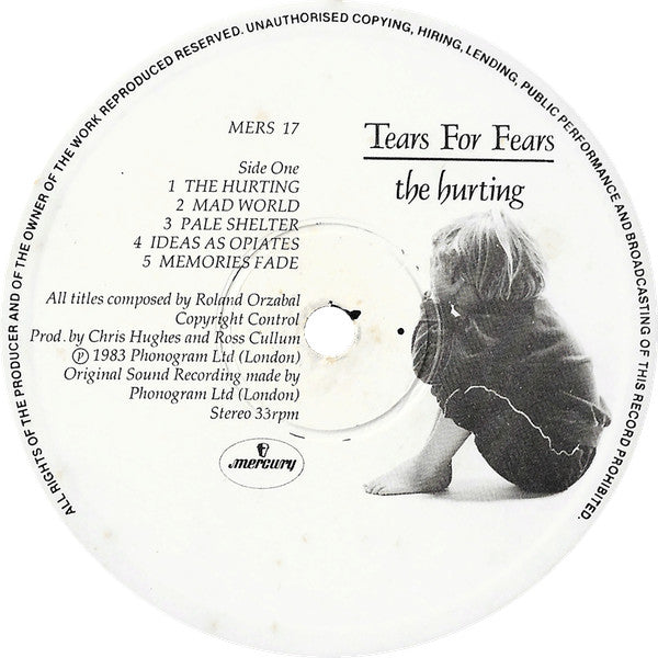 Tears For Fears : The Hurting (LP, Album)