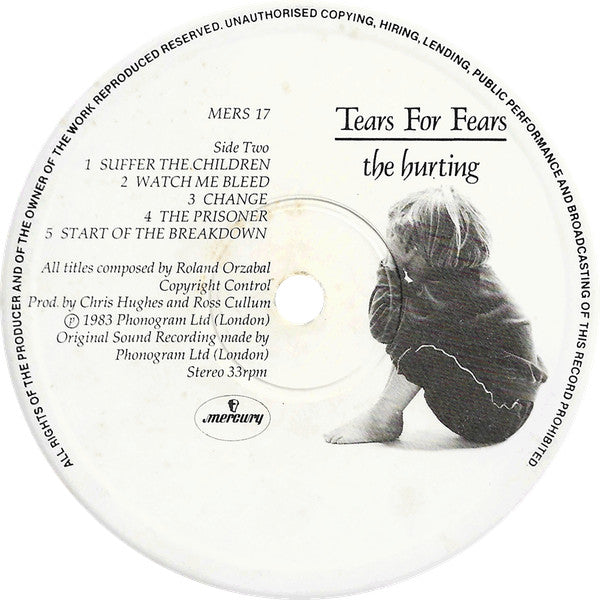 Tears For Fears : The Hurting (LP, Album)