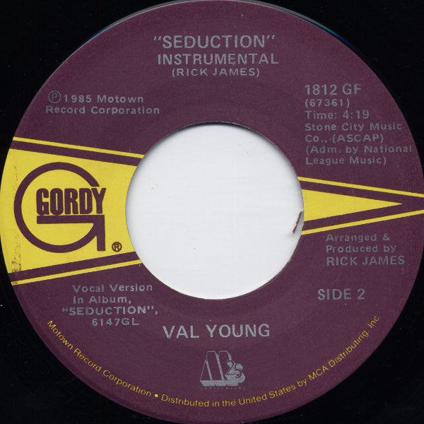 Val Young : Seduction (7")