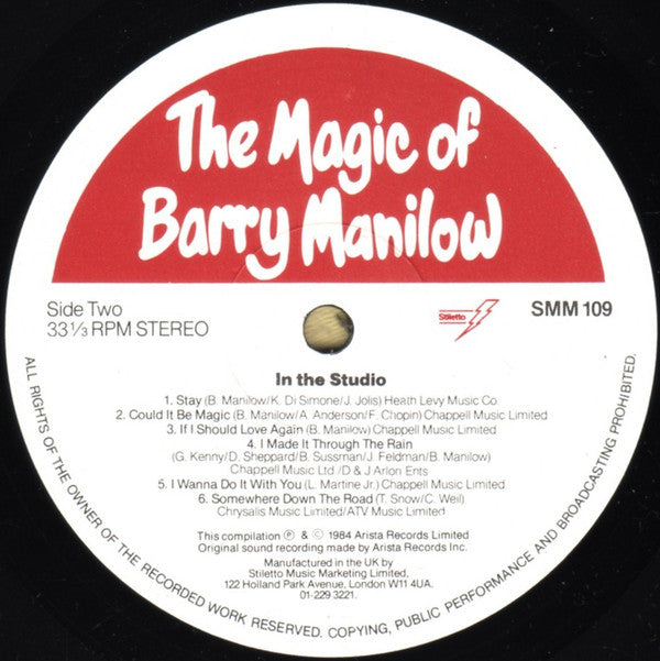 Barry Manilow : The Magic Of Barry Manilow (LP, Comp)