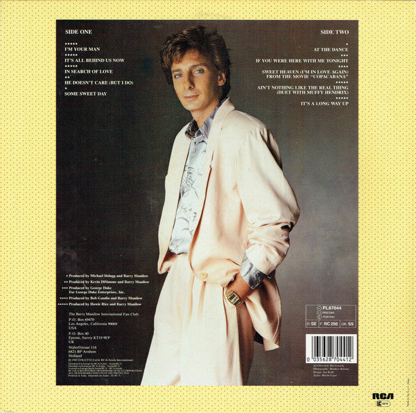 Barry Manilow : Manilow (LP, Album)