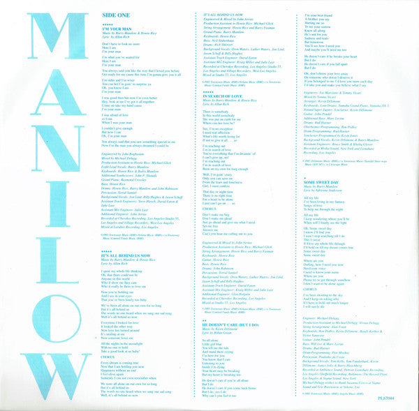 Barry Manilow : Manilow (LP, Album)