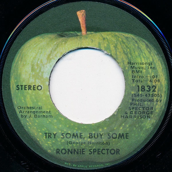 Ronnie Spector : Try Some, Buy Some  (7", Single, Win)