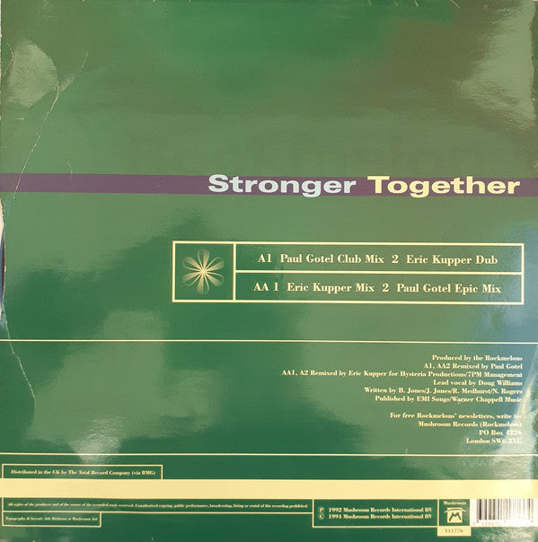 The Rockmelons : Stronger Together (12", Single)