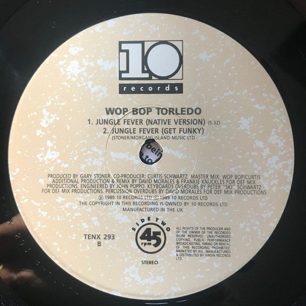 Wop Bop Torledo : Jungle Fever (12")