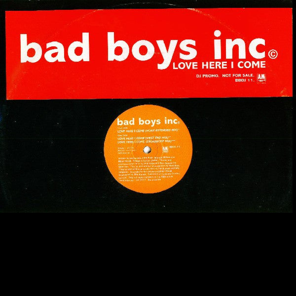 Bad Boys Inc. : Love Here I Come (12", Promo)