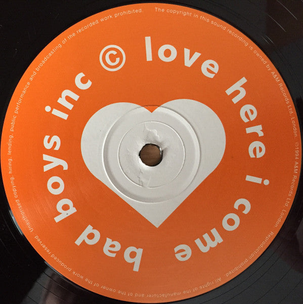 Bad Boys Inc. : Love Here I Come (12", Promo)