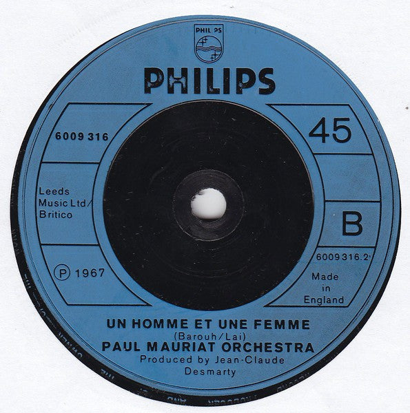 Paul Mauriat Orchestra* : Black Is Black (7")