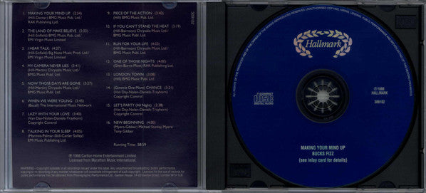 Bucks Fizz : Making Your Mind Up: The Very Best Of Bucks Fizz (CD)