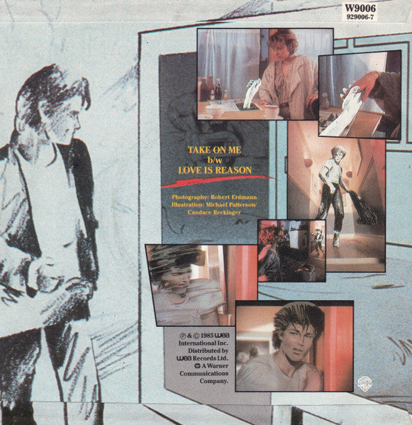 a-ha : Take On Me (7", Single, Blu)