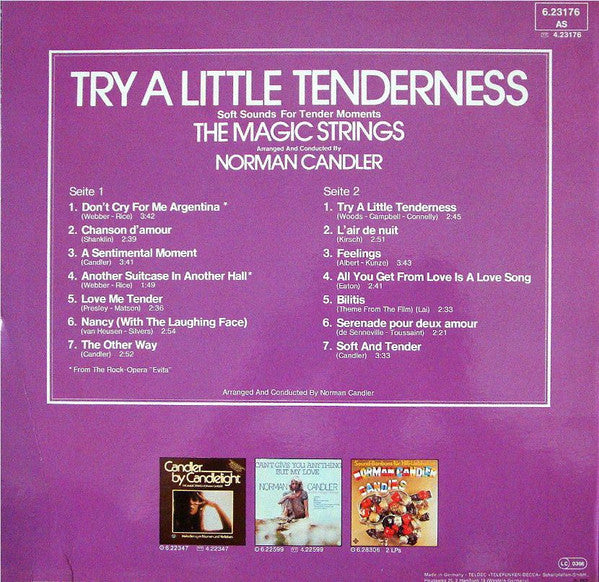 The Magic Strings : Try A Little Tenderness - Soft Sounds For Tender Moments (LP, Album)