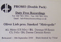 Oliver Lieb Presents Smoked : Metropolis (2x12", Promo)