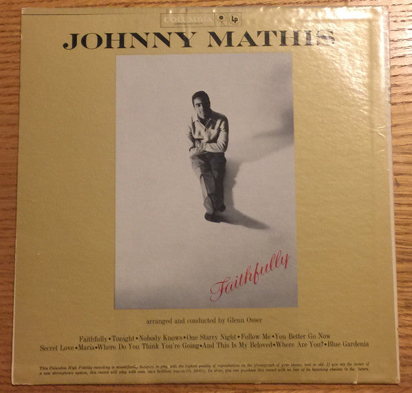 Johnny Mathis : Faithfully (LP, Album, Mono, Ter)