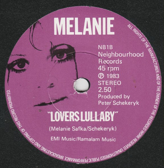 Melanie (2) : Every Breath Of The Way (7")
