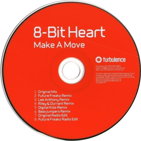8-Bit Heart : Make A Move (CD, Single, Promo)