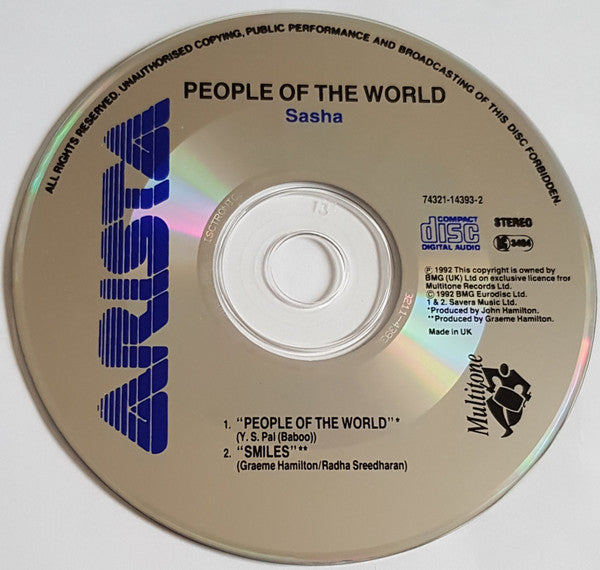 Sasha (6) : People Of The World (7", Single)