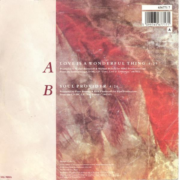 Michael Bolton : Love Is A Wonderful Thing (7", Single)