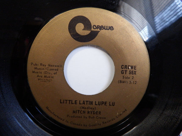 Mitch Ryder : Sock It To Me Baby / Little Latin Lupe Lu (7", Single)