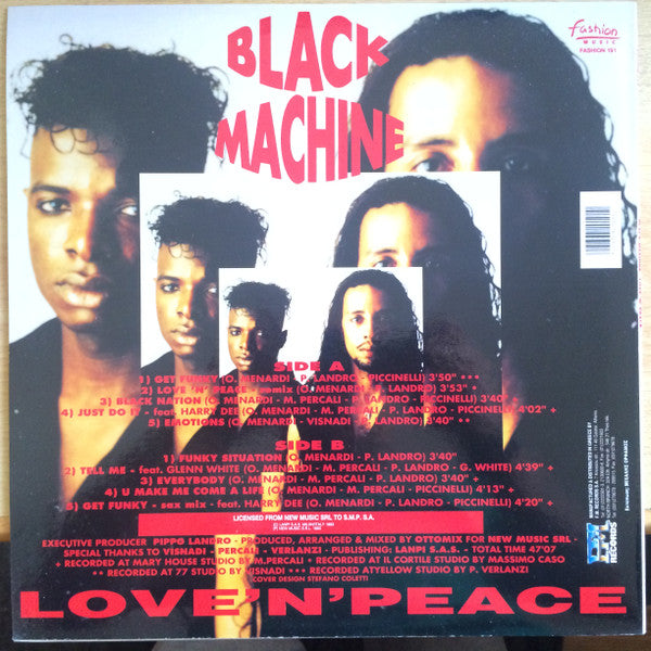 Black Machine : Love 'N' Peace (LP, Album, Promo)