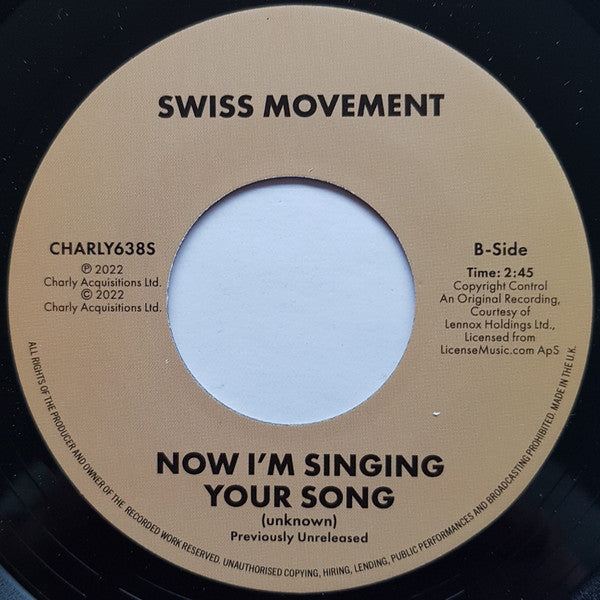 Swiss Movement : Trying To Win Your Love (7", Single)